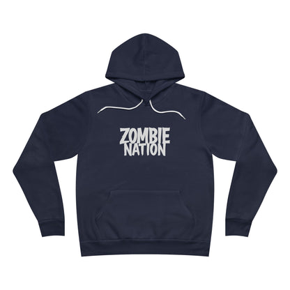 Zombie Nation Fleece Hoodie, Cozy Unisex Pullover for Gameday, Casual Wear, Gift for Fans