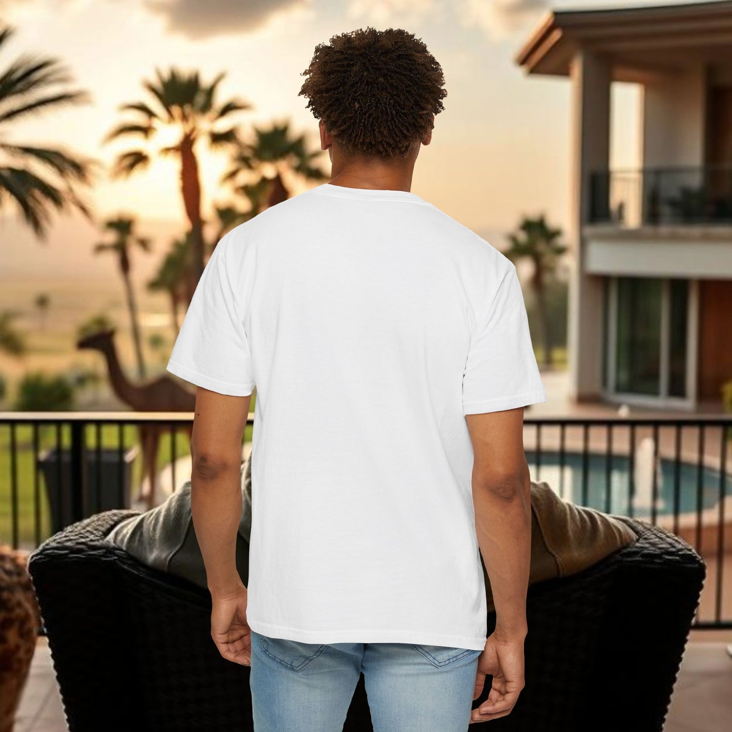 Wing Man Winning Money for The People, Urban Graphic T-shirt, Unisex Garment-Dyed Tee, Streetwear Style, Casual Summer Wear