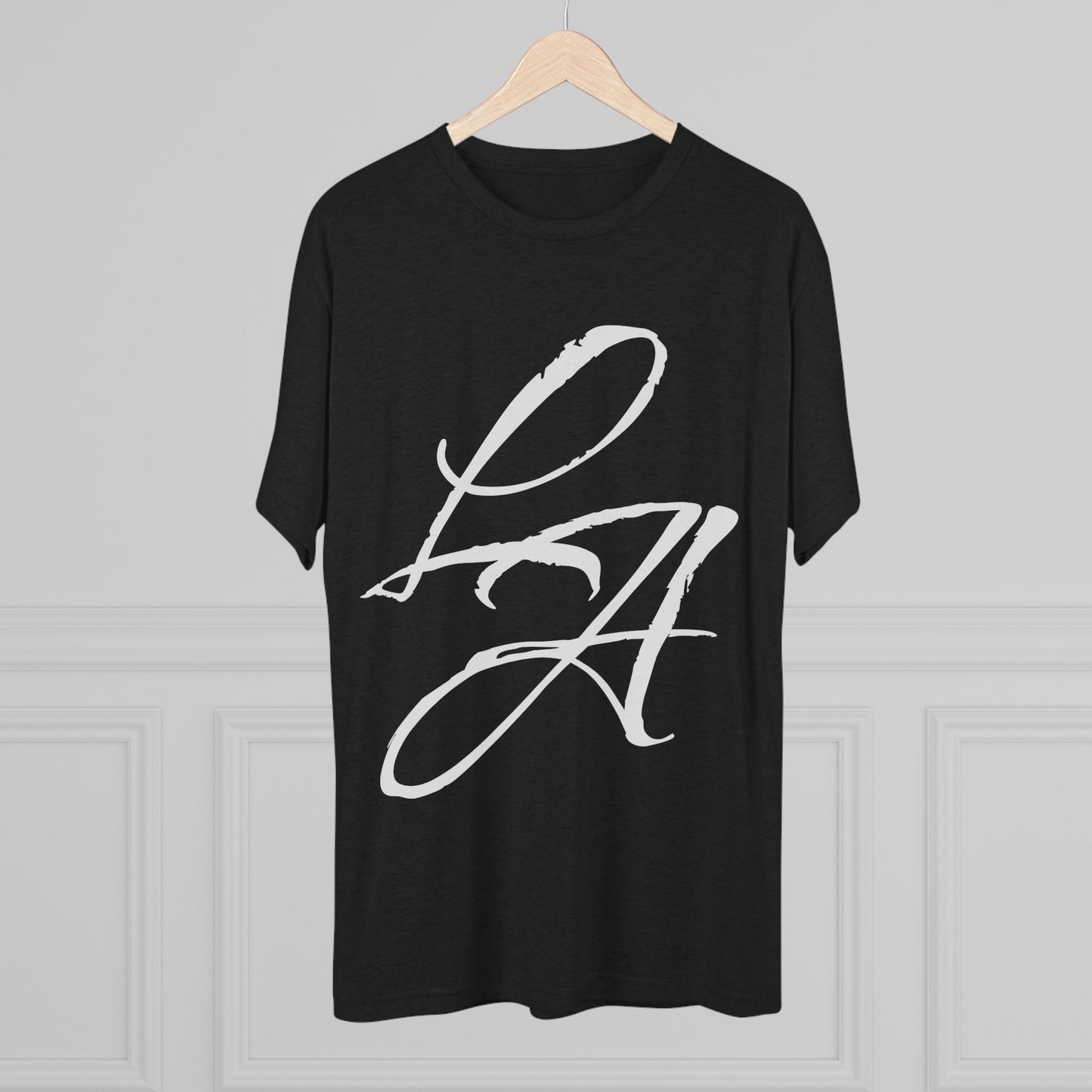LA Script T‑Shirt — Vintage Los Angeles Graphic Tee, Super Soft Tri-Blend Material