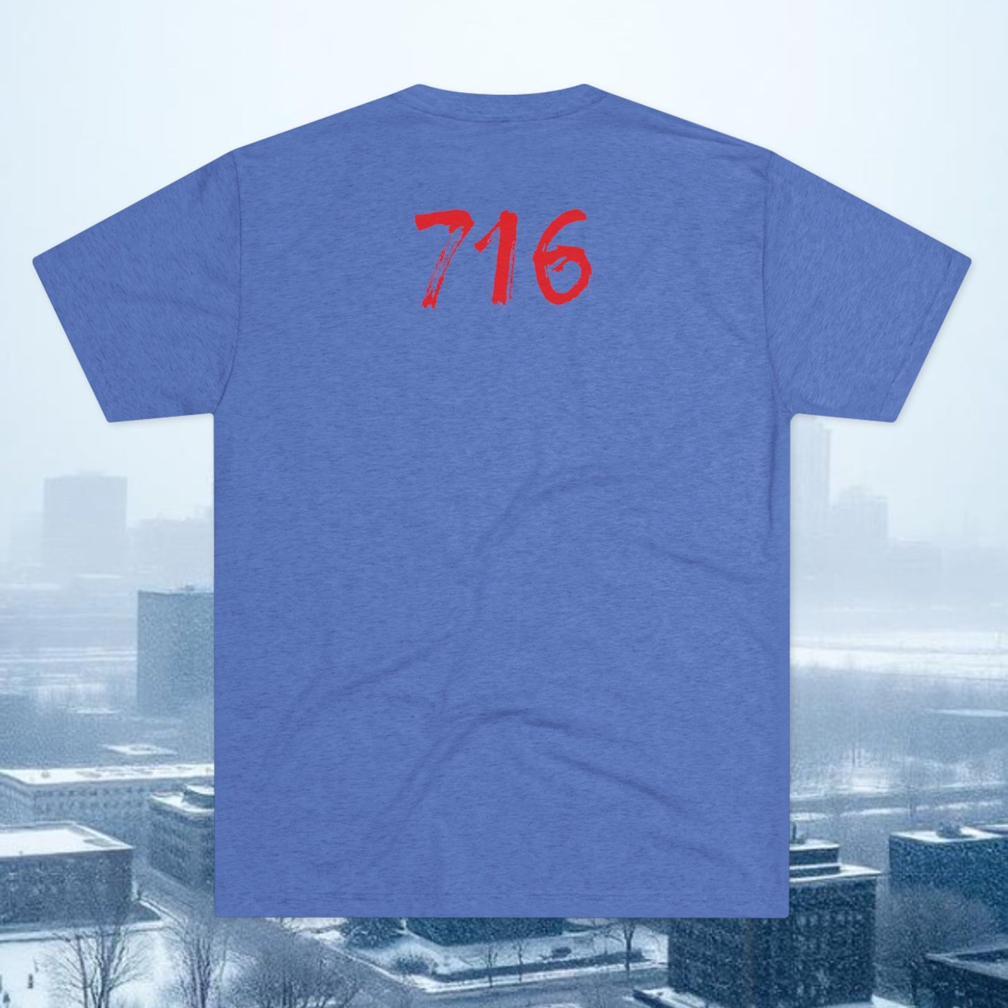 Mafia 716 Graphic Tee, Soft-Style T-Shirt, Tri-Blend, Perfect for Gameday