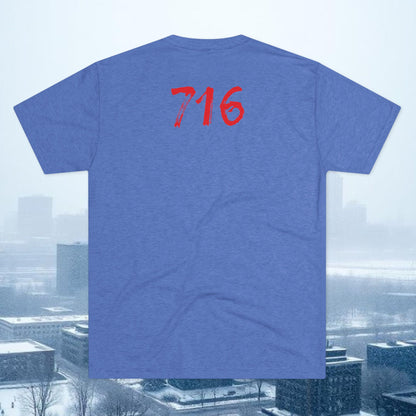 Mafia 716 Graphic Tee, Soft-Style T-Shirt, Tri-Blend, Perfect for Gameday