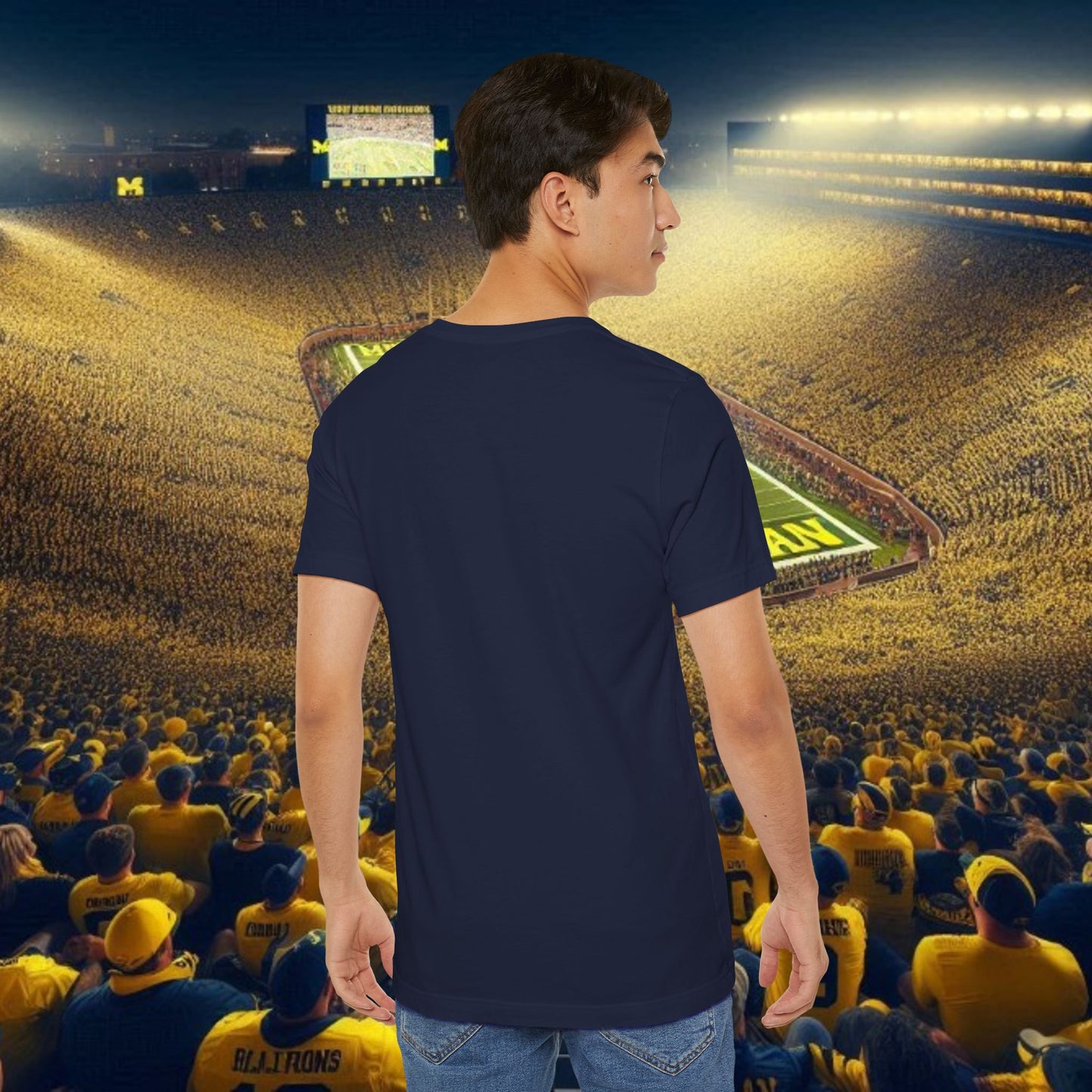 I Hate Ohio State Tee, Unisex Jersey Short Sleeve Tee, Game Day Shirt, College Sports Apparel, Football Fan Gift, Yellow Tee