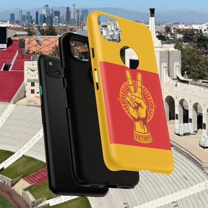 Victory Inspired Symbol Phone Case, Tough Phone Cover, Gift for Empowerment, Inspirational Tech Accessory, Unique Phone Protection