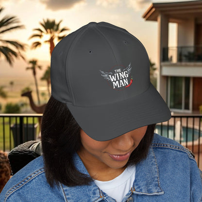 Wing Man Stylish Embroidered Cap, Wingman Gift Hat, Men's Casual Cap, Outdoor Activities Headwear, Unique Birthday Present