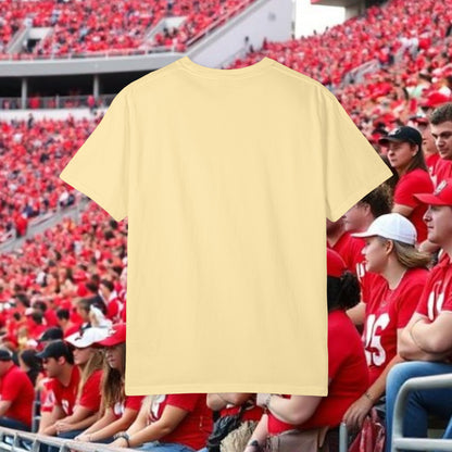 Ki-yi Unisex Garment-Dyed T-shirt, Artistic Tee, Casual Wear, Gift for Friends, Unique Fashion, Everyday Comfort