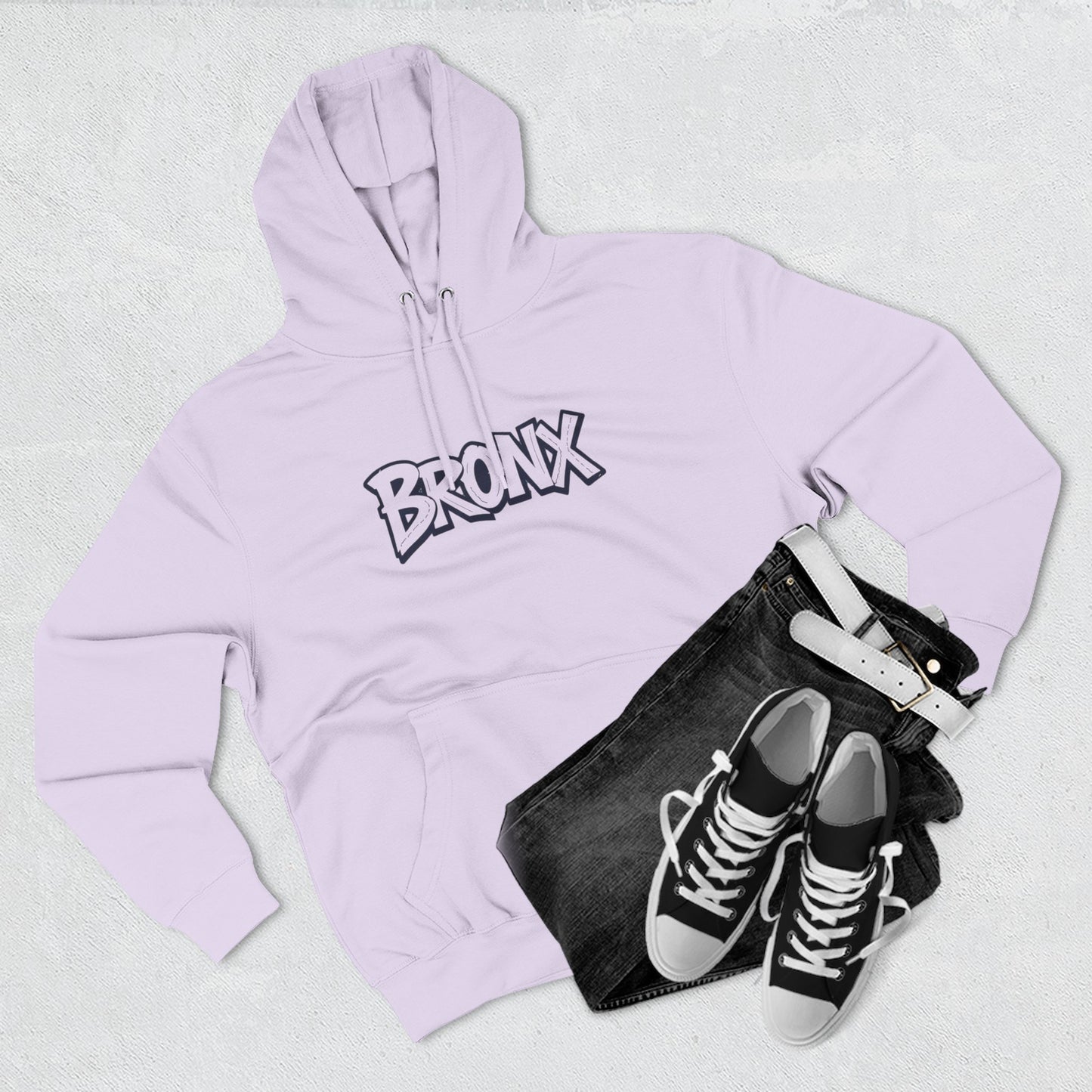 Stylish Bronx Fleece Hoodie - Cozy Streetwear for Fans, Perfect Gift for Baseball Fans, Casual Outfit, Unisex Hoodie, Urban Fashion