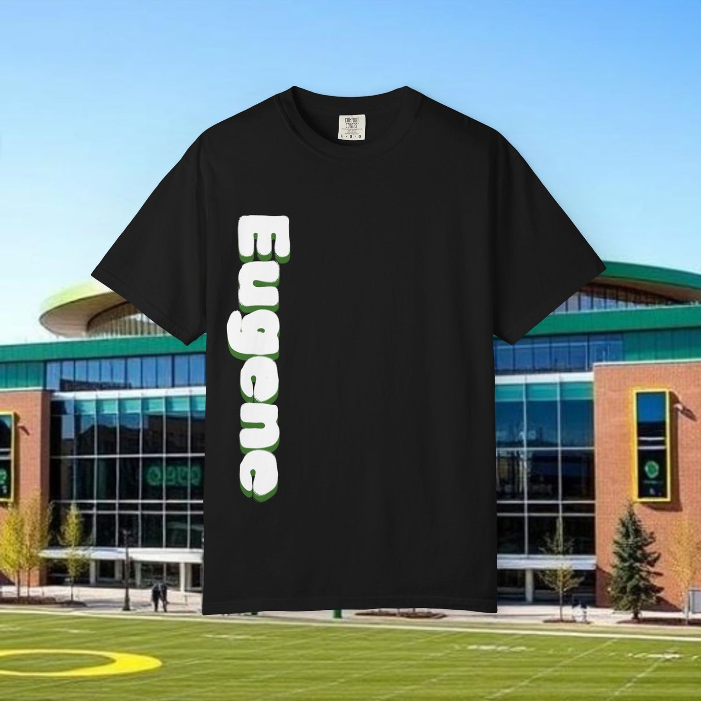 Eugene Fan T-Shirt, Unisex Sports Tee, Game Day Apparel, Football Fan Gear, College Team Shirt, Quack Spirit Wear