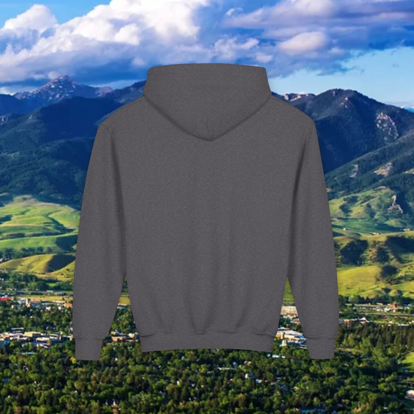 Youth Hoodie - '41' Minimalist Graphic Pullover