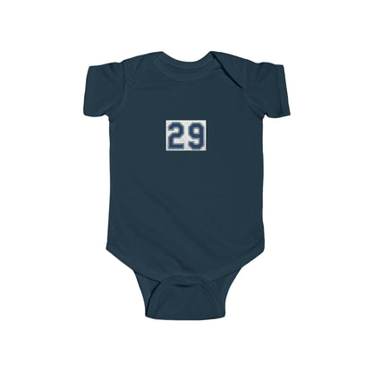 Big Dumper Baby Jersey Bodysuit with Number Design, Adorable Infant Outfit, Baby Shower Gift, Newborn Apparel, Personalized Baby Clothes