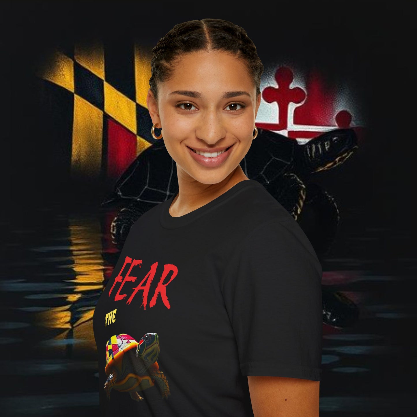 Fear Turtle Graphic Tee, Unisex Softstyle T-Shirt for Sea Turtle Lovers, Eco-Friendly Fashion, Summer Casual Wear, Great for Beach [...]