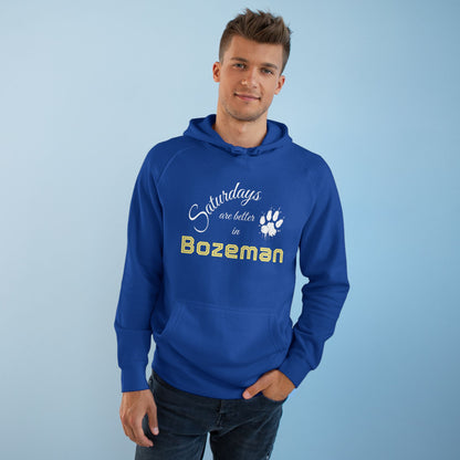 Bozeman Saturdays Unisex Hoodie, Cozy Sweatshirt, Fall Fashion, Casual Wear, Perfect Gift for Him/Her, Outdoor Adventures