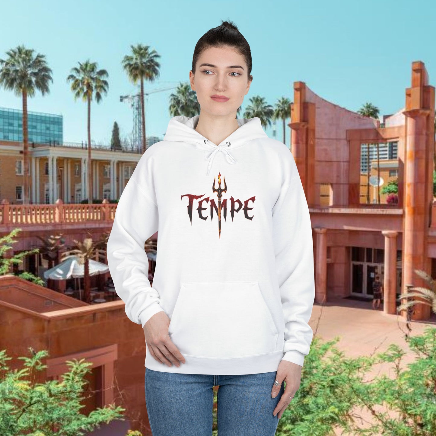 Tempe Eco-Friendly Unisex Hoodie - Stylish & Comfortable, Perfect for Gifts, Casual Wear, and Gameday, Students and Fans