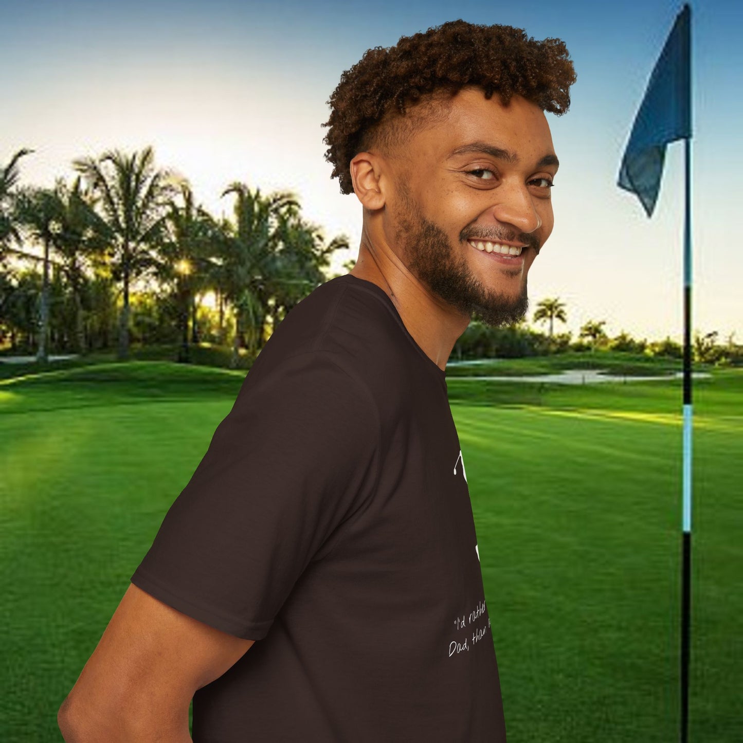 Golf-Inspired Unisex T-Shirt, Perfect Gift for Dad, Father's Day Present, Sporty Style Tee, Casual Wear, Golf Lover Apparel