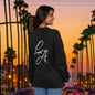 LA Script Raglan Sweatshirt, Super Soft Material and Comfortable Stylish Fit
