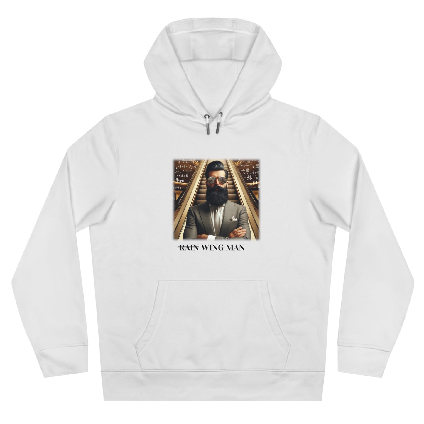 Wing Man Hooded Sweatshirt - Cozy Graphic Hoodie for King Vibe Lovers, Perfect for Casual Wear, Gifts, and Celebrations