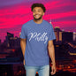 Philly Script T-Shirt — Handwritten City Pride Tee, Ultra Soft and Comfortable T-Shirt for any gameday.