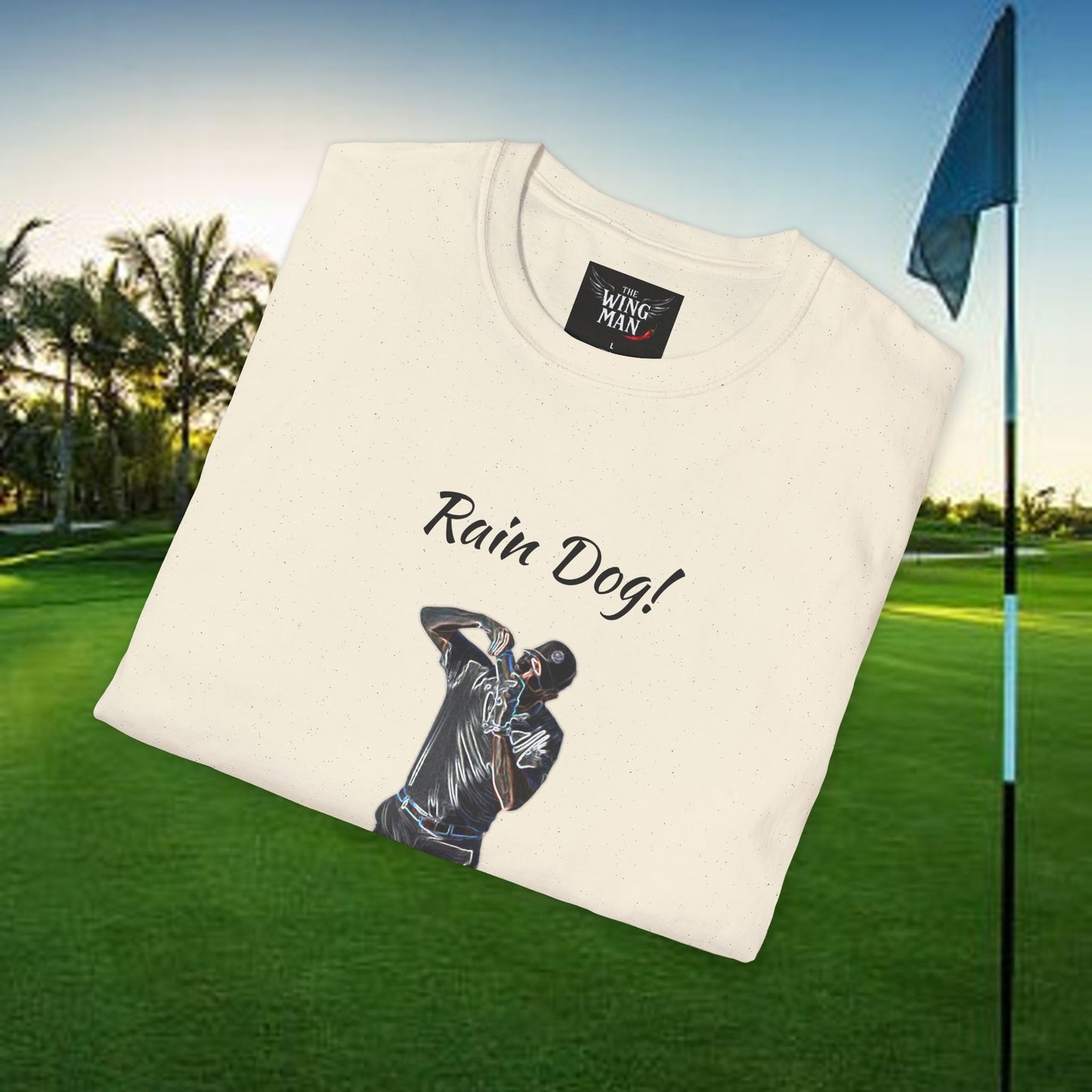 Rain Dog Unisex T-Shirt, Graphic Tee, Casual Wear, Gift for Dog Lovers, Everyday Style, Unique Design Shirt