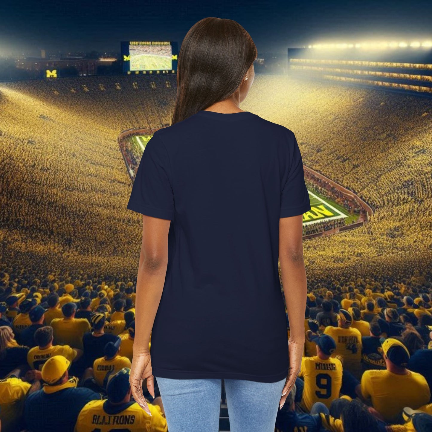 I Hate Ohio State Tee, Unisex Jersey Short Sleeve Tee, Game Day Shirt, College Sports Apparel, Football Fan Gift, Yellow Tee