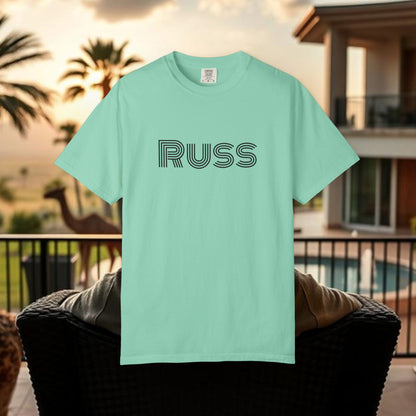 Russ Unisex T-Shirt with Retro Design, Hip-Hop Shirt, Casual Wear, Unique Style, Russ Apparel