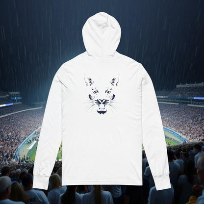 Zombie Nation Unisex Hooded Long Sleeve Tee, Casual Wear, Gift for Sports Fans, Streetwear, Unique Graphic T-shirt