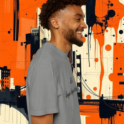 Bye Bye Baby Unisex Garment-Dyed T-Shirt, Fun Graphic Tee, Giants Fan Apparel, Casual Wear, Cute Statement Shirt, Summer Fashion