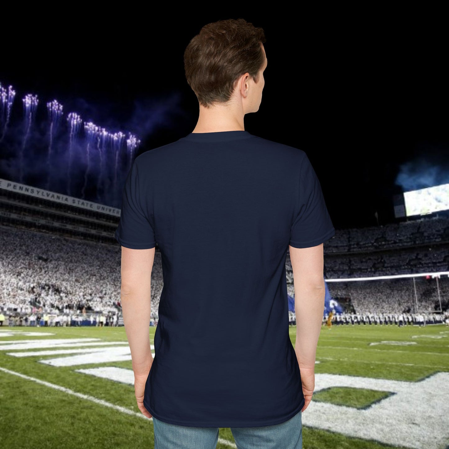 Fierce Silhouette Graphic T-Shirt, Unisex Tee, Gameday Shirt, Casual Wear, College Fashion, Gift for White Out Game