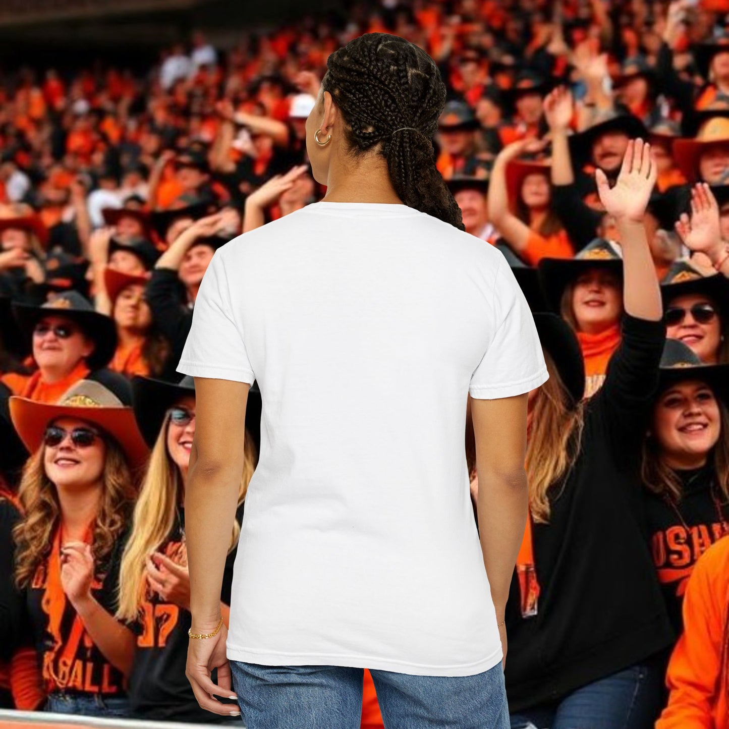 Stillwater Script T‑Shirt — Casual City Pride Tee, Soft-Style Shirt, Perfect for Gameday