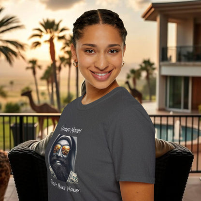 Scared Money Unisex Softstyle T-Shirt - Casual Wear, Streetwear, Gift for Him, Statement Tee, Urban Fashion