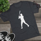 Baseball Stars Silhouette Tee - #13 on the Back, Baseball Legends, Soft Style Tri-Blend T-Shirt Perfect for Gameday
