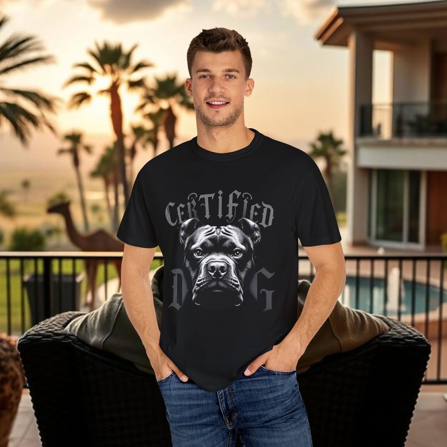Certified Dog Unisex T-Shirt, Pet Lover Gift, Funny Dog Owner Tee, Casual Wear, Unique Dog Apparel
