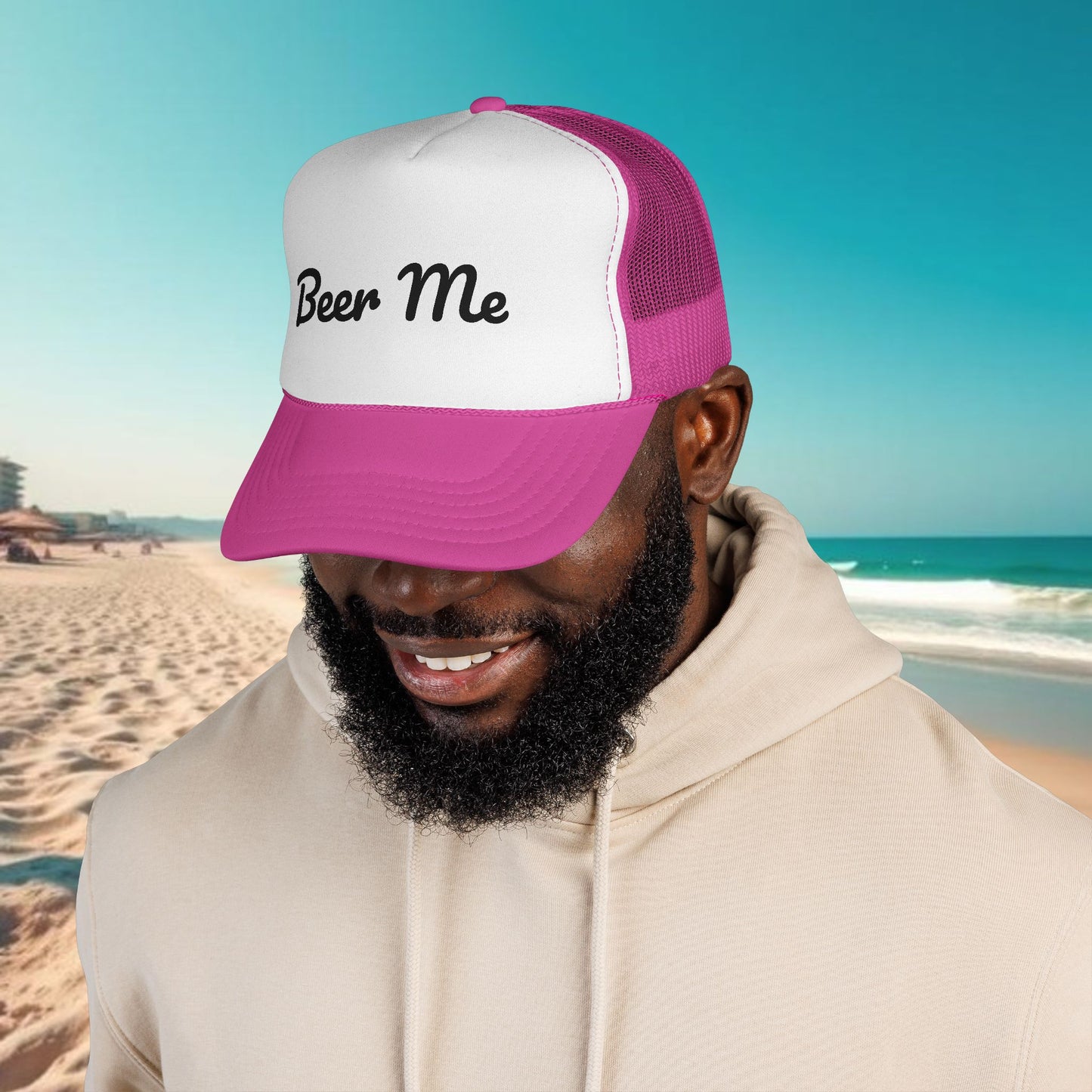 Funny Beer Me Trucker Cap, Summer Hats, Casual Wear, Gifts for Beer Lovers, Outdoor Accessories, Festival Headwear