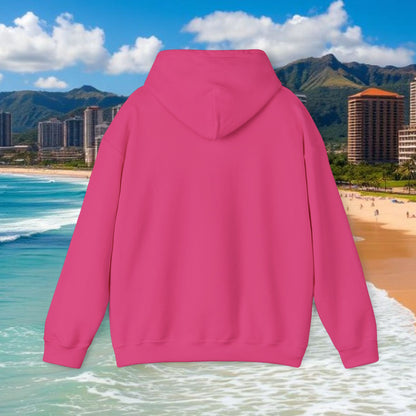 Hawaiian Hooded Sweatshirt with Floral Haka Design, Casual Wear, Beach Outfit, Gift for Dancers, Athletes, Summer Vibes