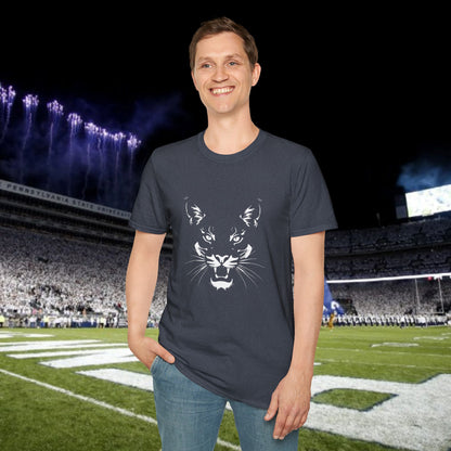 Fierce Silhouette Graphic T-Shirt, Unisex Tee, Gameday Shirt, Casual Wear, College Fashion, Gift for White Out Game