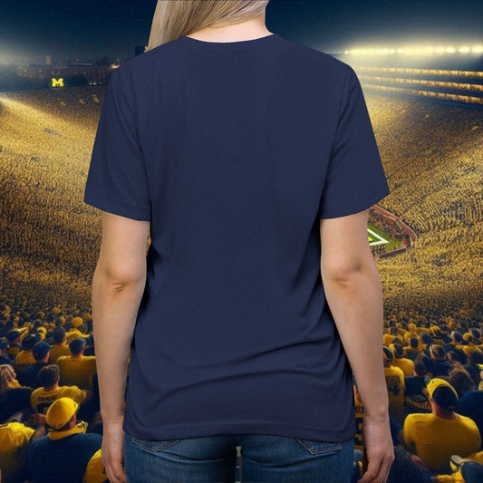 Unisex Triblend Tee, Ann Arbor Fan Shirt, College Game Day Apparel, Sports Team T-Shirt, Unique Gift for Students, Michigan Pride