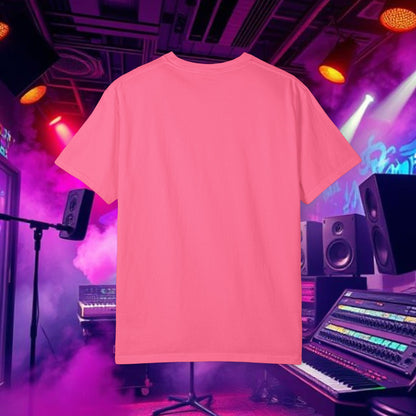 Vibrant Unisex Graphic Tee, Funky Smoke Art Shirt, Casual Streetwear, Gift for Music Lovers, Trendy Summer Top, Unique Festival Wear