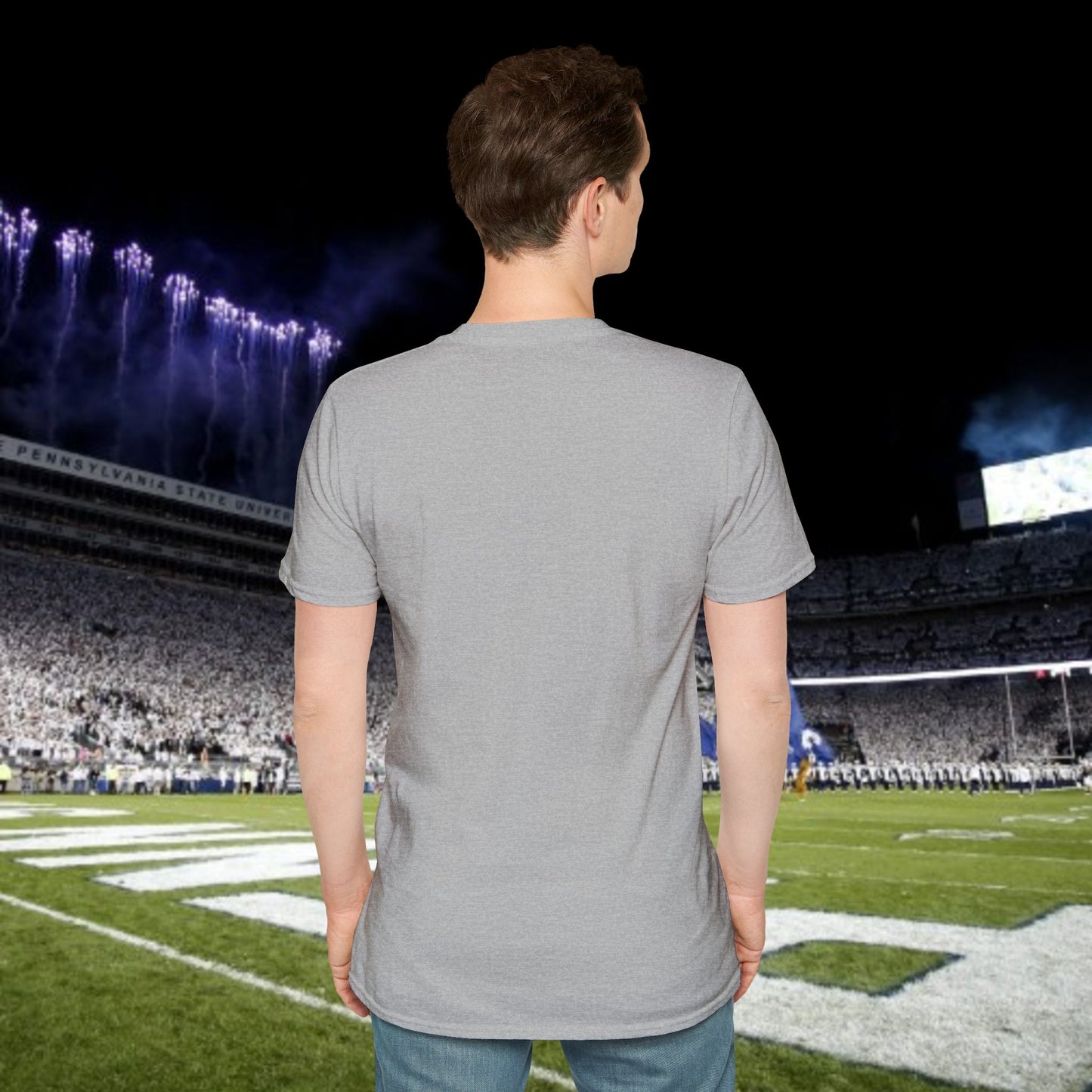 Fierce Silhouette Graphic T-Shirt, Unisex Tee, Gameday Shirt, Casual Wear, College Fashion, Gift for White Out Game