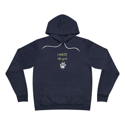 I Hate the Grizzlies Hoodie, Bobcat Pullover, Gift for Sports Fans, Cozy Sweatshirt, Casual Everyday Wear