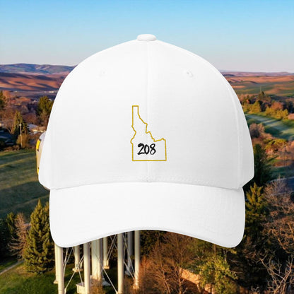 Idaho 208 Embroidered Cap, Closed-Back Structured Hat, Gift for Idahoans, Casual Wear, Summer Accessory