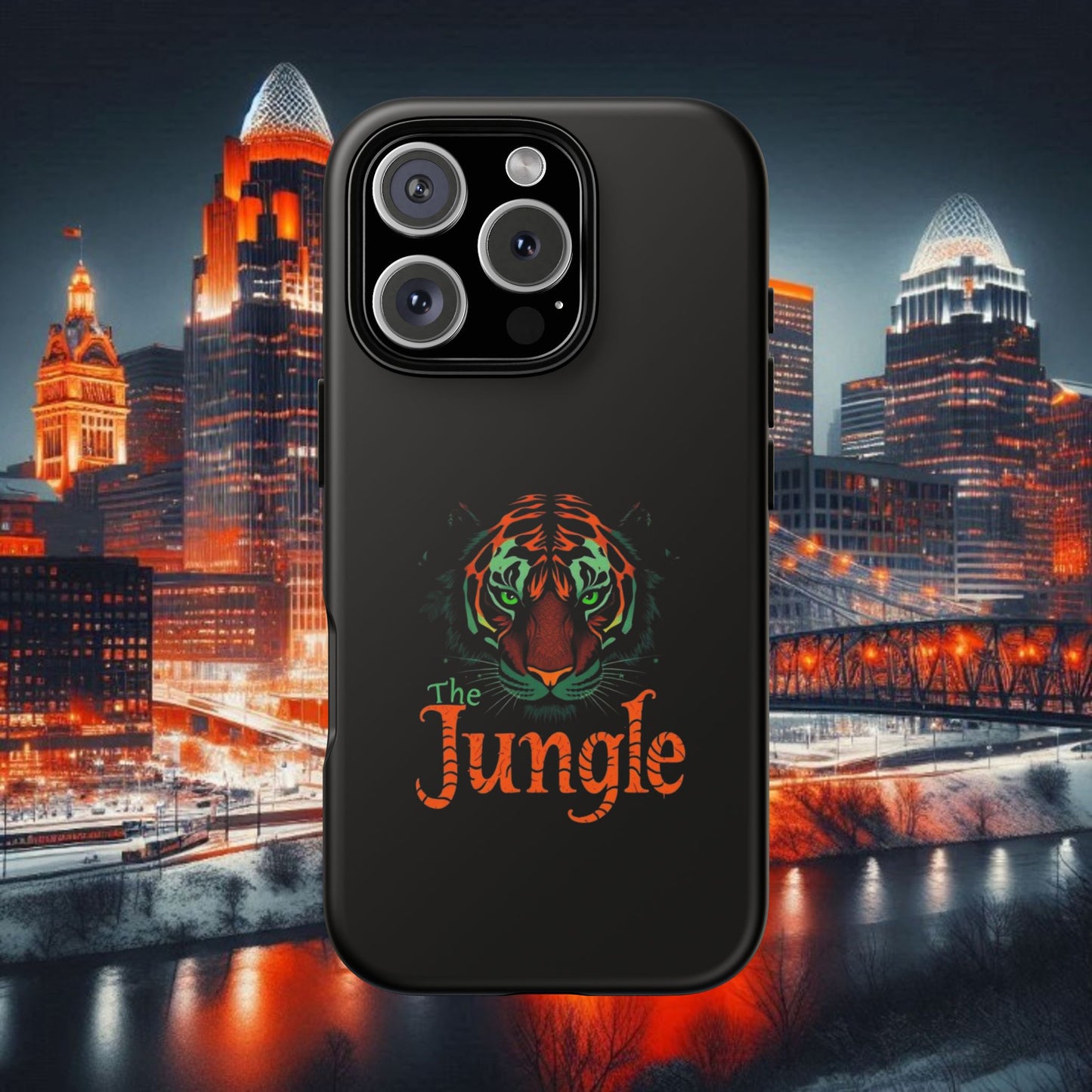 Phone Case, The Jungle Tough Phone Case for Football Fans, Friend Gift, Football Fan Accessories, Custom Phone Cover, Sports Team