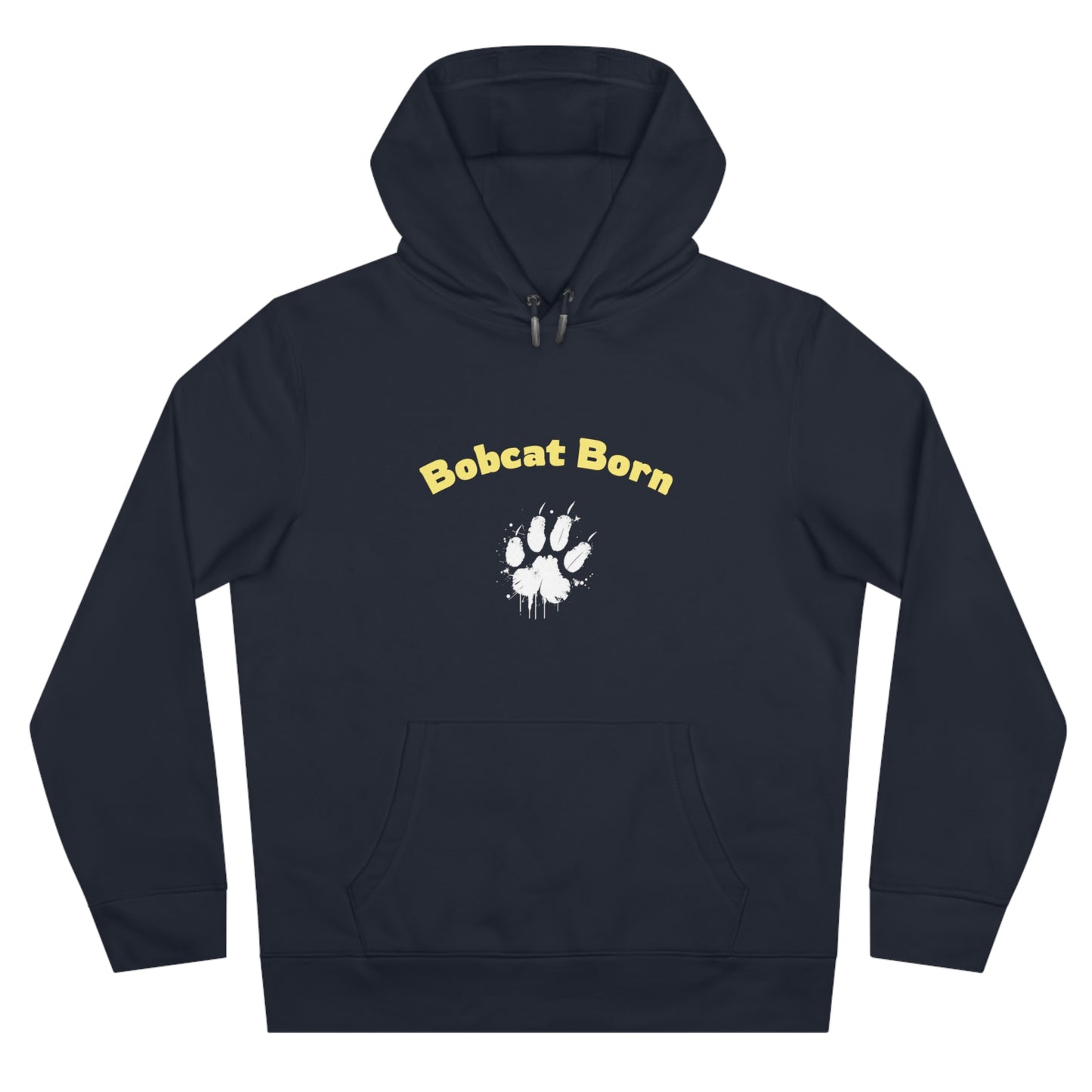 Bobcat Born King Hooded Sweatshirt, Cozy Graphic Hoodie, Unisex Sweatshirt, Perfect for Sports Fans, Great for Gifts