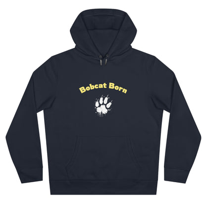 Bobcat Born King Hooded Sweatshirt, Cozy Graphic Hoodie, Unisex Sweatshirt, Perfect for Sports Fans, Great for Gifts