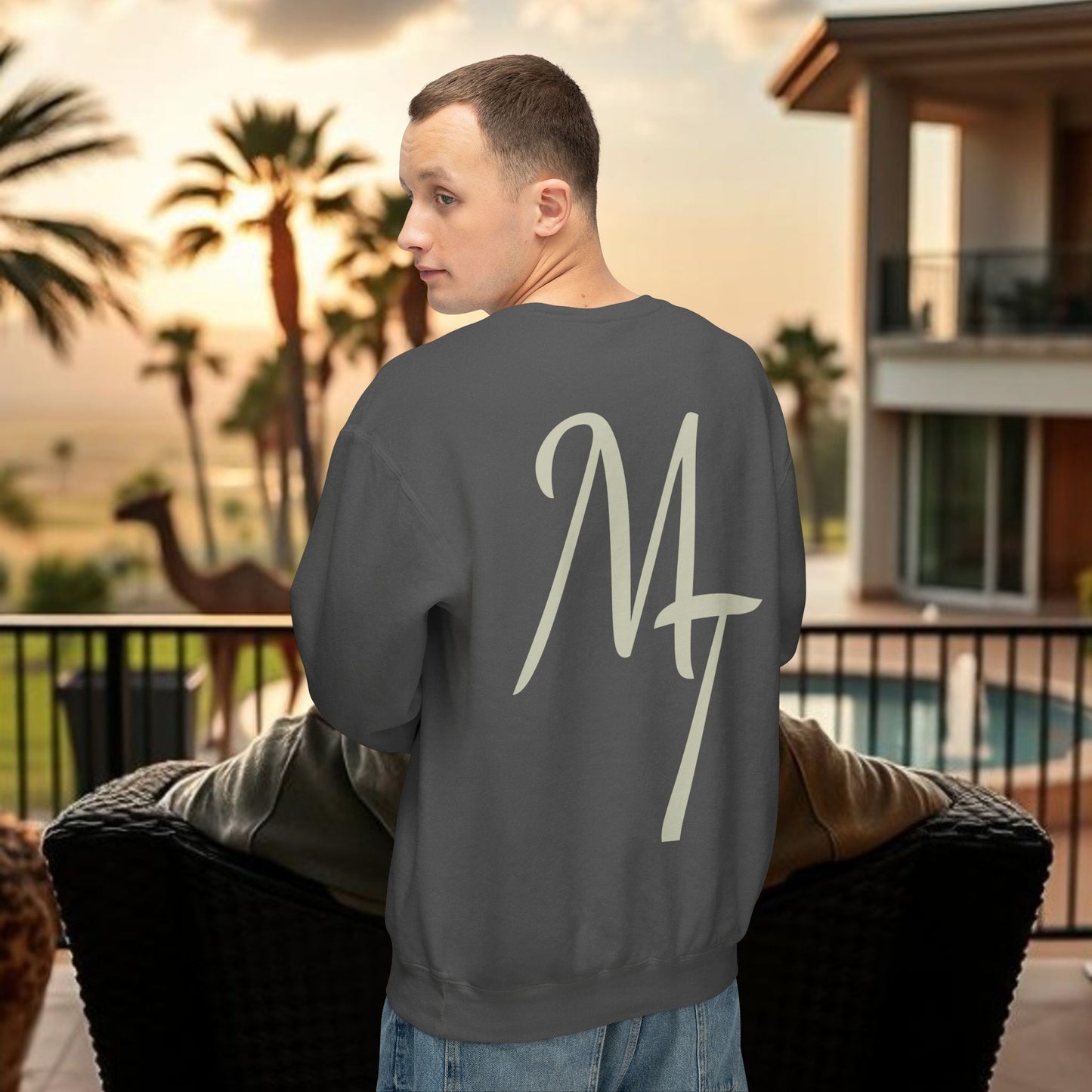 Montana Love Unisex Lightweight Crewneck Sweatshirt - Casual Comfort for Everyday Style, Perfect Gift for Any Occasion, Cozy Layer