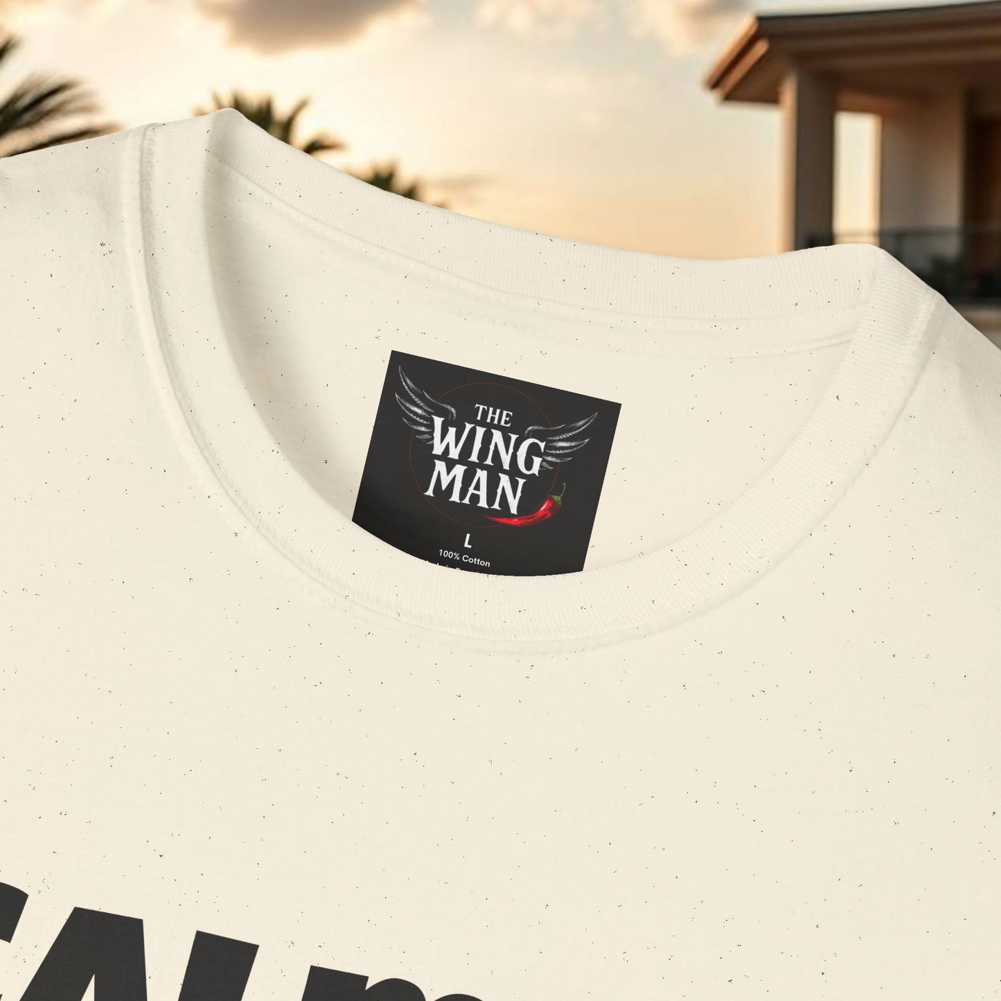 Calm Vibes Unisex Softstyle T-Shirt | Relaxing Tee, Chill Shirt, Gift for Stress Relief, Casual Wear, Mindfulness Apparel