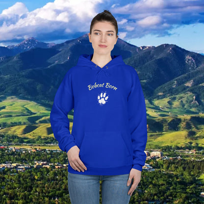 Bobcat Born Eco-Friendly Hoodie - Unisex, Casual Layer, Perfect for Students, Wildlife Lovers, College Spirit Wear, Gift Idea
