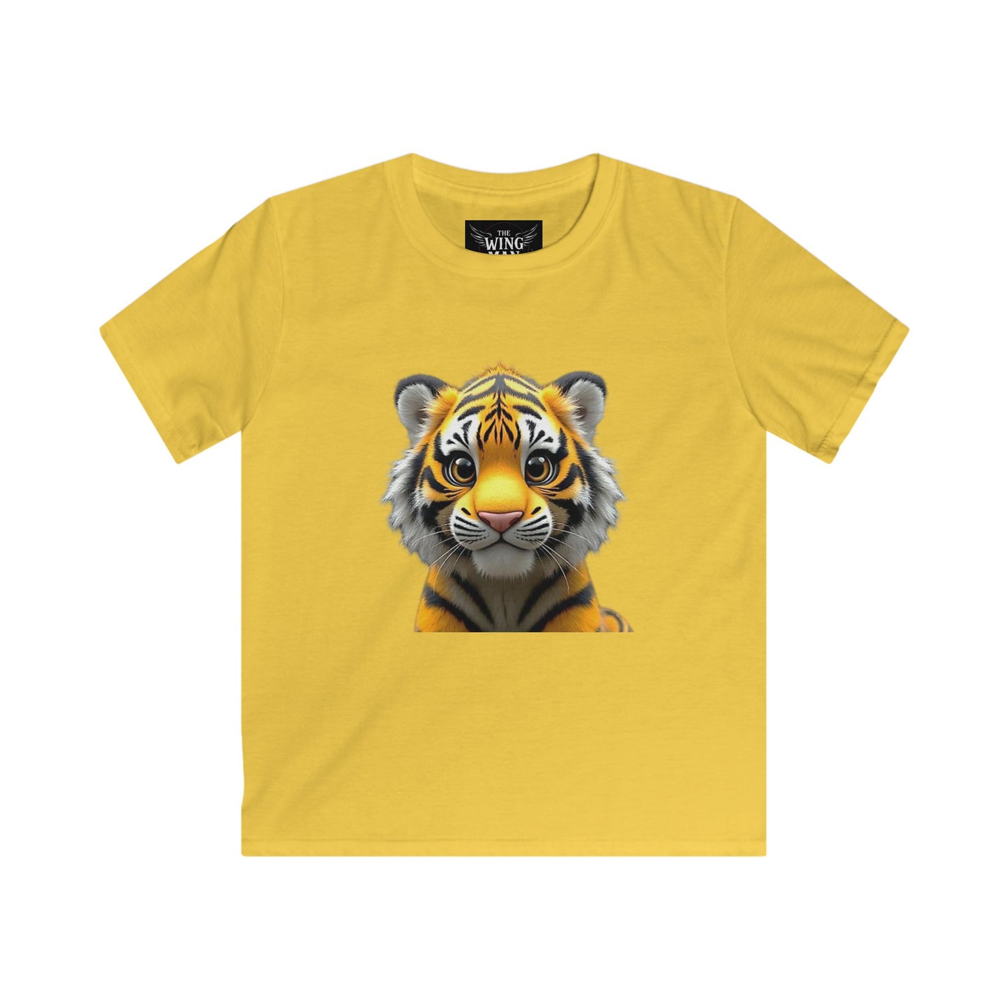 Tiger Graphic Kids Tee, Fun Kids T-Shirt, Cute Animal Shirt, Birthday Gift, Summer Wear, Wildlife Theme