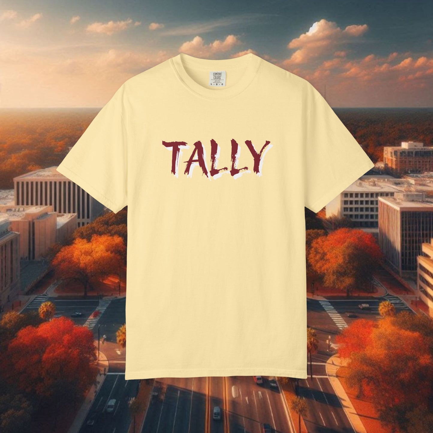 T-Shirt with 'TALLY' Print, Perfect for Game Day, Festival Wear, Casual Outings, and Sporting Events