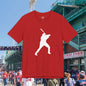 Baseball Stars Batter Silhouette T‑Shirt with Number 34 Back