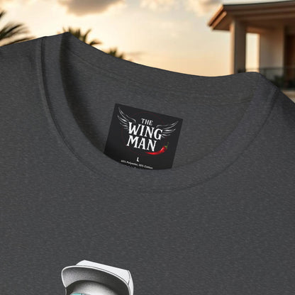 Wing Man Vibes Unisex T-Shirt, Angel Wings Tee, Gift for Him, Graphic Tee, Casual Shirt, Mens Top