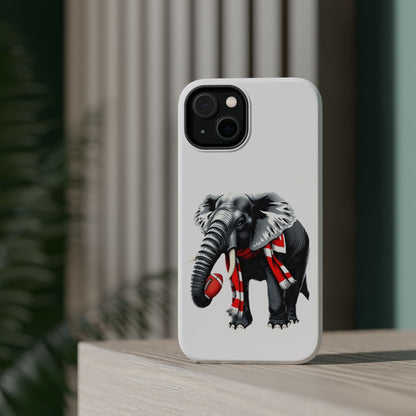 Vibrant Elephant Tough Cases - Unique Phone Case, Wildlife Lover Gift, Sports Team Accessory, Trendy Phone Cover, Fun Animal Design