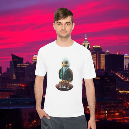 Eagle Unisex Moisture Wicking Tee featuring Playful Eagle Design, Comfortable Activewear, Perfect for Game Day, Gym Sessions